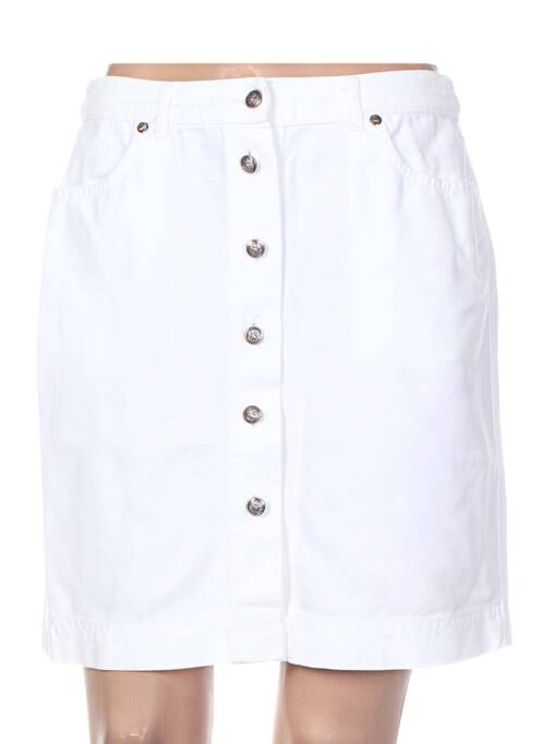 Jupe courte blanc ERNEST LE GAMIN pour femme