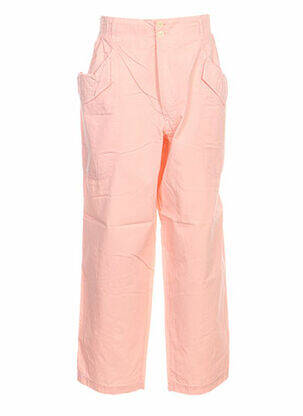 Pantacourt coupe droite taille basse orange FILLY STON'S femme