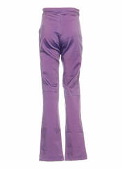 Pantalon droit violet BF & L pour femme seconde vue