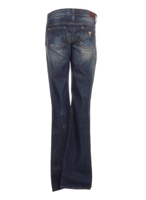 Jeans coupe droite bleu GUESS pour femme