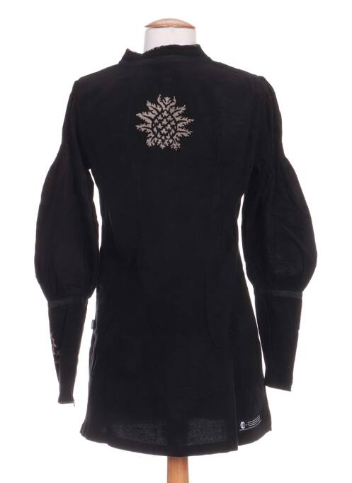 Tunique manches longues noir IDEO pour femme