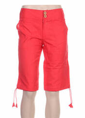 Bermuda rouge KOLAM pour femme seconde vue