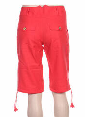 Bermuda rouge KOLAM pour femme seconde vue