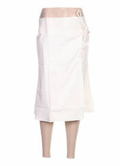 Jupe mi-longue blanc IDEO pour femme seconde vue