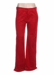 Pantalon droit rouge IDEO pour femme seconde vue