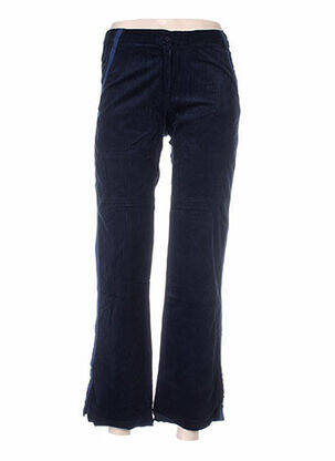Pantalon droit bleu IDEO pour femme