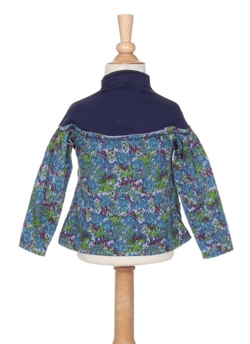 Top bleu IDEO pour fille