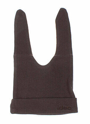 Bonnet finition revers gris IDEO enfant