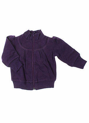 Veste casual resserrée sur le bas violet IDEO fille