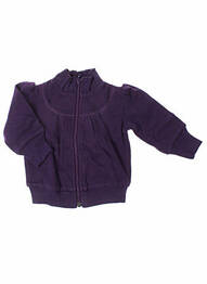 Veste casual finition intérieure doublée violet IDEO fille