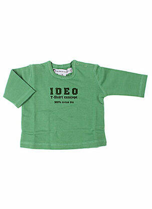 T-shirt vert IDEO pour enfant
