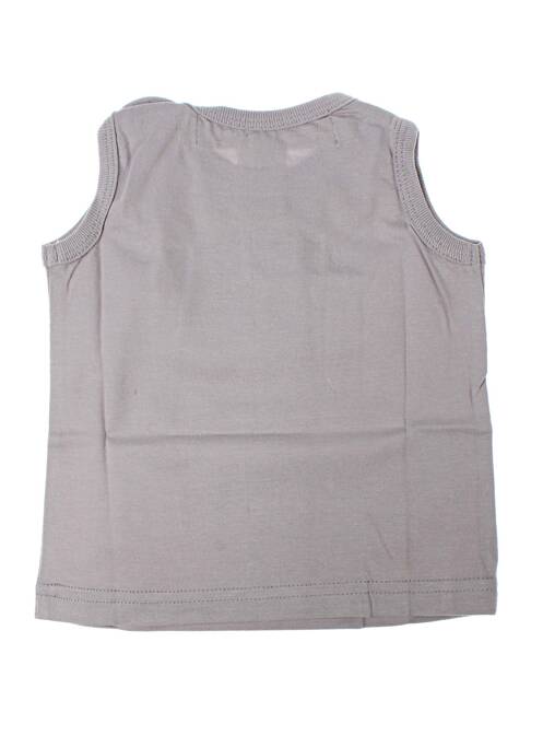Débardeur coupe droite gris IDEO garcon