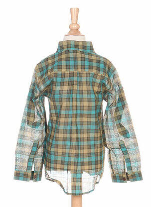 Blouse manches longues manches longues vert IDEO fille