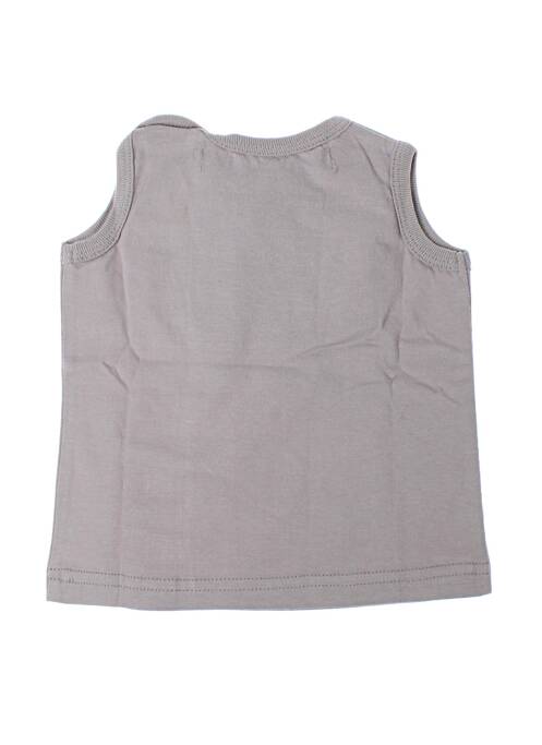 Débardeur coupe droite gris IDEO garcon