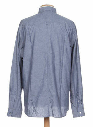 Chemise manches longues poches poitrine bleu COUTURIST homme