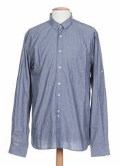 Chemise manches longues bleu COUTURIST pour homme seconde vue