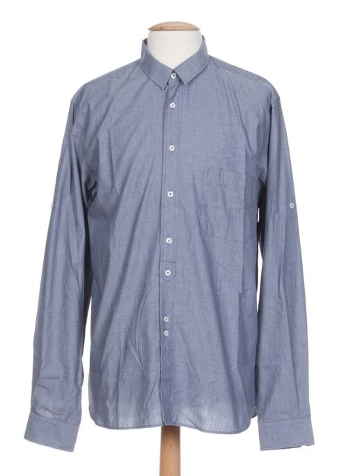 Chemise manches longues bleu COUTURIST pour homme