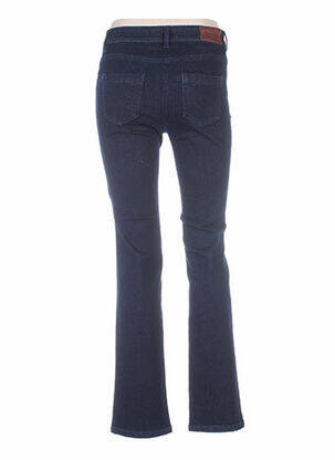 Jeans coupe droite taille haute taille haute bleu COUTURIST femme