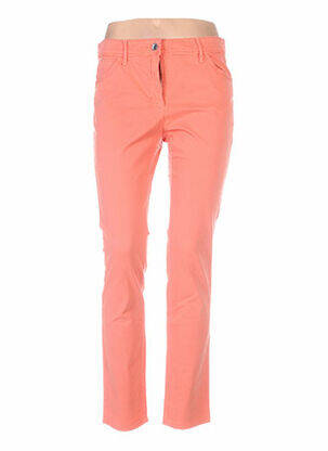 Pantalon slim taille normale taille normale orange COUTURIST femme
