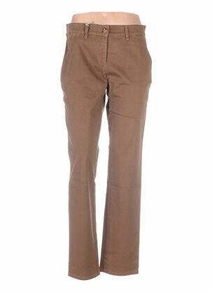Pantalon chino marron COUTURIST pour femme
