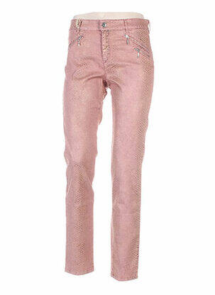 Pantalon slim taille basse taille basse rose COUTURIST femme
