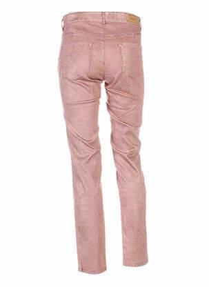 Pantalon slim taille basse taille basse rose COUTURIST femme
