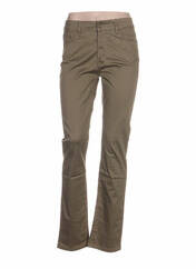 Pantalon droit vert KY CREATION pour femme seconde vue