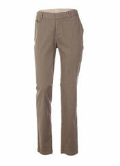 Pantalon chino gris LEON & HARPER pour femme seconde vue