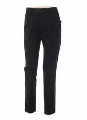 Pantalon droit noir LEON & HARPER pour femme seconde vue