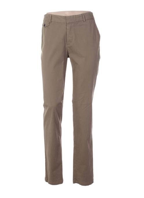 Pantalon chino gris LEON & HARPER pour femme