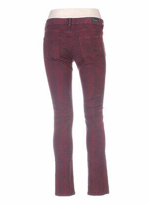 Pantalon slim taille normale taille normale rouge BERENICE femme