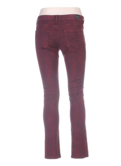Pantalon slim rouge BERENICE pour femme