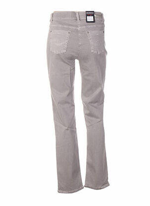 Pantalon coupe droite taille basse gris ANNA MONTANA femme