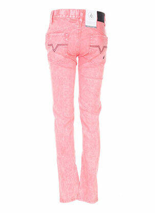 Jeans skinny taille basse taille basse rose VOLCOM femme