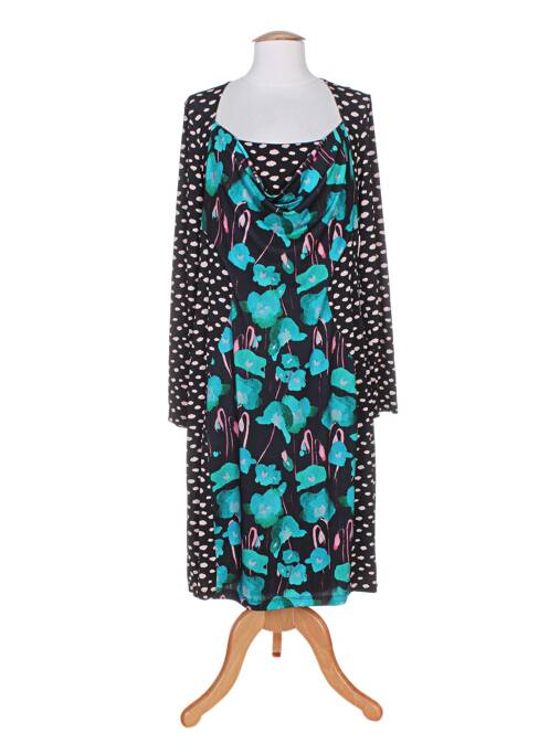 Robe mi-longue noir EROKE pour femme