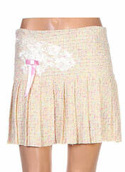 Jupe courte jaune SERENA KAY pour femme seconde vue