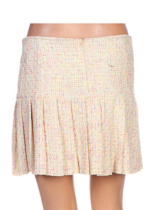 Jupe courte jaune SERENA KAY pour femme