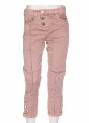 Pantacourt rose DANIELA DALLAVALLE pour femme seconde vue