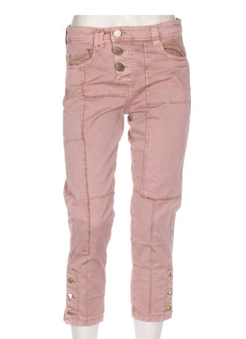 Pantacourt rose DANIELA DALLAVALLE pour femme