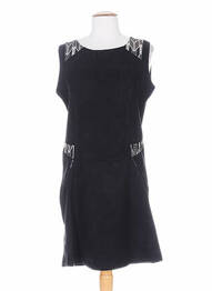 Robe courte sans manche sans manche noir MOKA'S femme