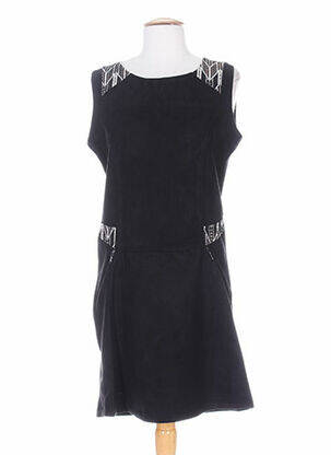 Robe courte sans manche sans manche noir MOKA'S femme