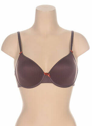 Soutien-gorge haut soutien-gorge moulé haut soutien-gorge moulé marron CHANTELLE femme