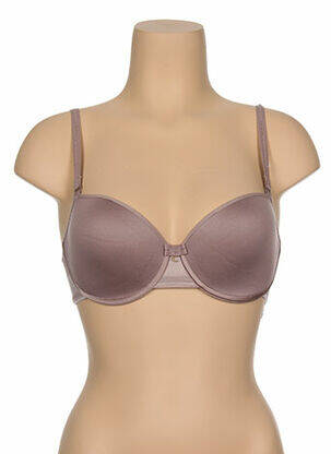 Soutien-gorge haut soutien-gorge moulé haut soutien-gorge moulé marron CHANTELLE femme