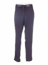 Pantalon droit taille normale taille normale violet MISS CAPTAIN femme