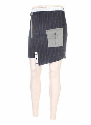 Jupe courte poches noir MISS CAPTAIN femme