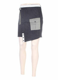 Jupe courte poches noir MISS CAPTAIN femme