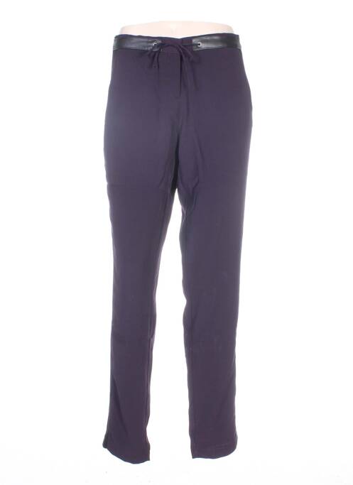 Pantalon droit taille normale taille normale violet MISS CAPTAIN femme