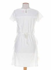 Robe courte blanc MISS CAPTAIN pour femme seconde vue