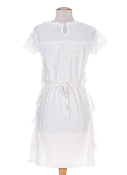 Robe courte blanc MISS CAPTAIN pour femme