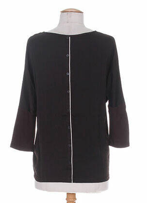 T-shirt manches 3/4 manches 3/4 marron MISS CAPTAIN femme